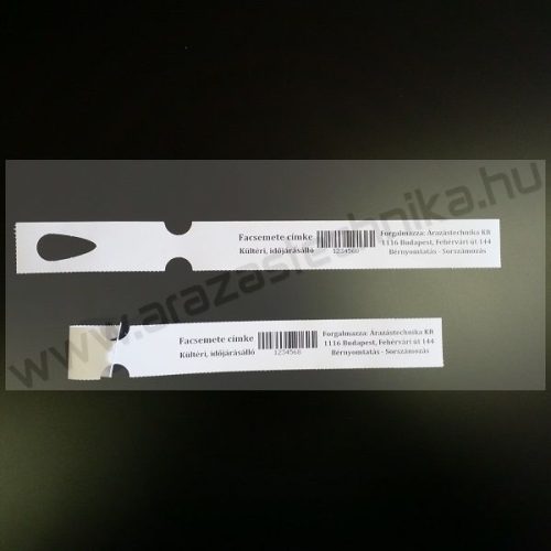 Faiskola címke 25x248 mm (500 db/tek) nyomtatható