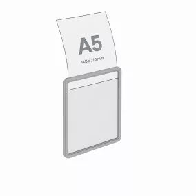 Plakátkeret A5 SZÜRKE (RAL7040)