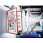 Vario® Magnet Wall 5db A4 - FALI lapozó (5914-03) piros