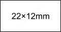 22x12mm ORIGINAL árazócímke - szögletes []