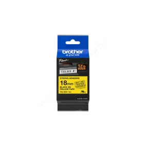 Brother P-touch 18mm SÁRGA-FEKETE TZe-S641 szalagkazetta