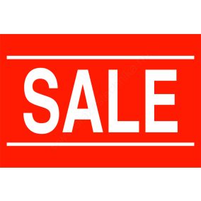 SALE 30x20cm 2 oldalas tábla kirakatba