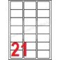 63x39,5mm 21 db/ív íves etikett címke