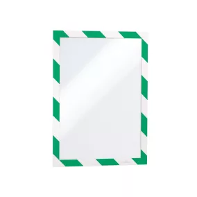   Duraframe Security A4 - zöld-fehér (4944-131) 2db öntapadó infokeret