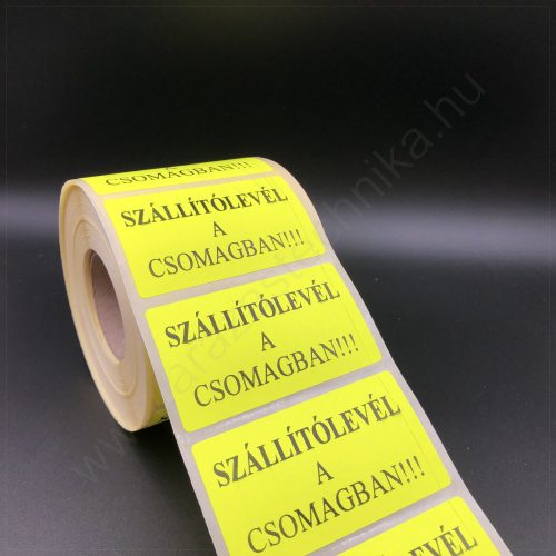 70x40mm fluo CITROM - SZÁLLÍTÓLEVÉL A CSOMAGBAN! (1.000db/40)