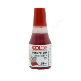 Bélyegzőfesték Colop 801 - 25 ml piros