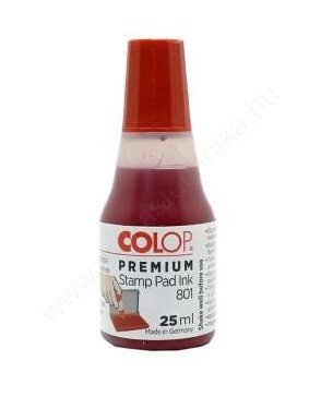 Bélyegzőfesték Colop 801 - 25 ml piros