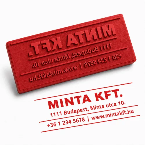 Bélyegzőfesték Colop 801 - 25 ml piros