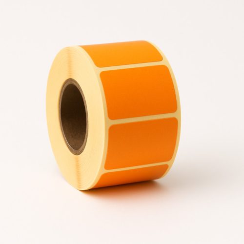 45x25mm TH ECO címke P165 narancs (250db/25)