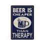 Beer is cheaper retro fémtábla
