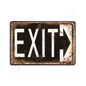 Exit retro fémtábla