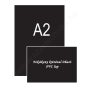 A2 fekete PVC lap [594x841mm] folyékony krétával írható
