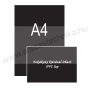 A4 fekete PVC lap [210x297mm] - krétamarkerrel írható