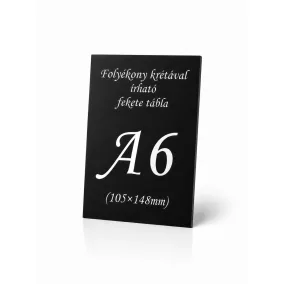 Krétás ártábla A6 [105x148mm]