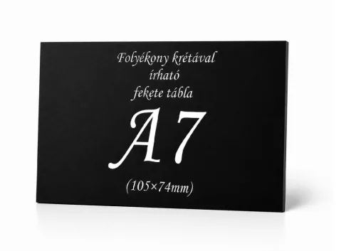 Krétás ártábla A7 [105x74mm]