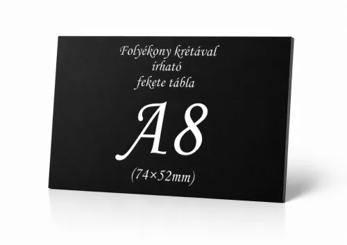 Krétás ártábla A8 [74x52mm]