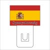 Spanyol zászló - 60x40mm