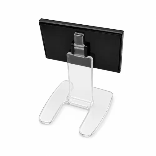 Árkazetta SZETT 74x51mm lapozható számokkal (fekete keret) + 10 cm akril TALP