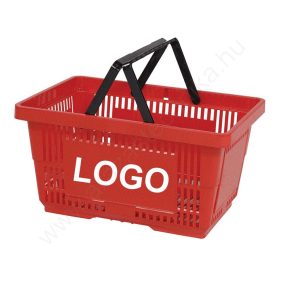 22 literes kézi bevásárló kosár + 1szín LOGO