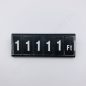 Árkazetta 74x24mm (fekete-fehér)+ támasz