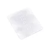 DÉZSMAZÁRÓ 22x25mm PPclear címke (2.000db/40)