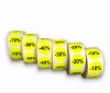 20mm körcímke -10% -20% -30% -40% -50% -70%  - fluo citrom