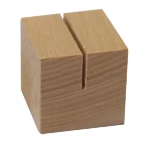 Fakocka 30 mm bükk,  egyenes horony NATÚR