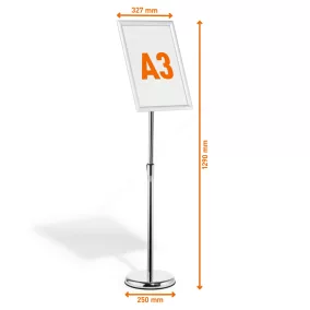 Padlóállvány alukerettel A3 (4799-23)