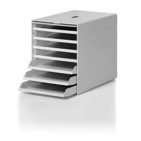 IDEALBOX PLUS 7 fiókos iratrendező (1712001050) - szürke