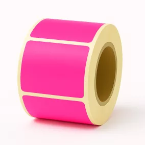 90x100mm TT címke - fluo magenta (1000db/40)
