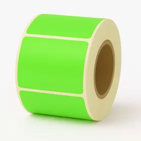 90x100mm TT címke - fluo zöld (1000db/40)