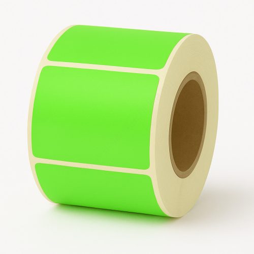 90x100mm TT címke - fluo zöld (1000db/40)