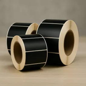 90x28mm FEKETE öntapadó papír előcímke (1000db/tek)