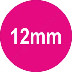 12mm körcímke PINK jelölőpont (1.400db/tekercs)