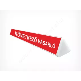 Következő vásárló rúd - háromszög 30cmx36mm