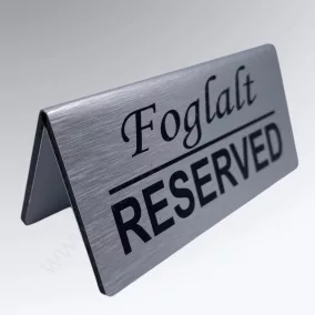 RESERVED - FOGLALT asztaltábla10X5cm