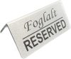 RESERVED - FOGLALT asztaltábla10X5cm