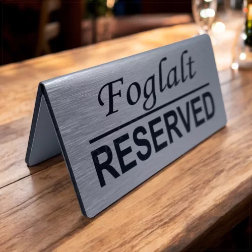 RESERVED - FOGLALT asztaltábla10X5cm