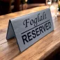 RESERVED - FOGLALT asztaltábla10X5cm