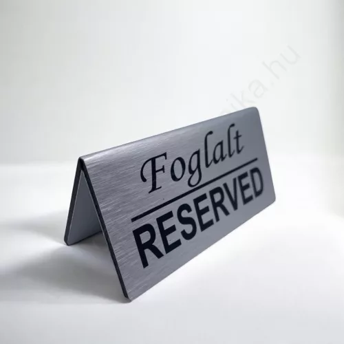 RESERVED - FOGLALT asztaltábla10X5cm