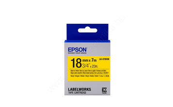 Epson LabelWorks LK-5YBVN 18mm sárga-fekete