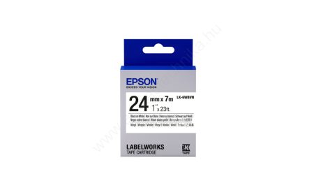 Epson LabelWorks LK-6WBVN 24mm fehér-fekete