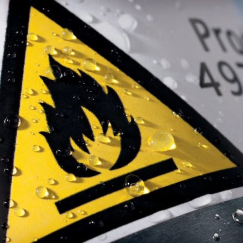 J4776-10 Avery időjárásálló fehér poliészter címke 99,1x42,3mm