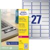 L6011-100 Avery ipari ezüst poliészter címke 63,5x29,6mm