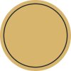 30mm körcímke - matt arany