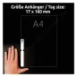  T3007-10 Avery átfűzhető kertészeti címke, fólia, 140µ 160x17mm