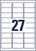 L7874-20 Avery szuper öntapadó címke - fehér 63,5x29,6mm