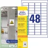 L7873-20 Avery szuper öntapadó címke - fehér 45,7x21,2mm