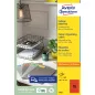 3452 Avery univerzális címke - piros 105x37mm