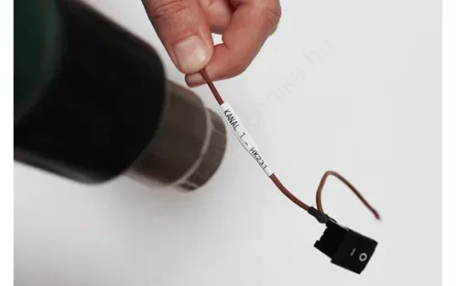HSe-211E FEHÉR 5,2mm Brother zsugorcsöves szalag